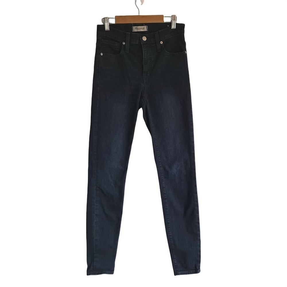 Madewell 9"‎ HIgh-Rise Skinny Jean Dark Blue Wash Size 25